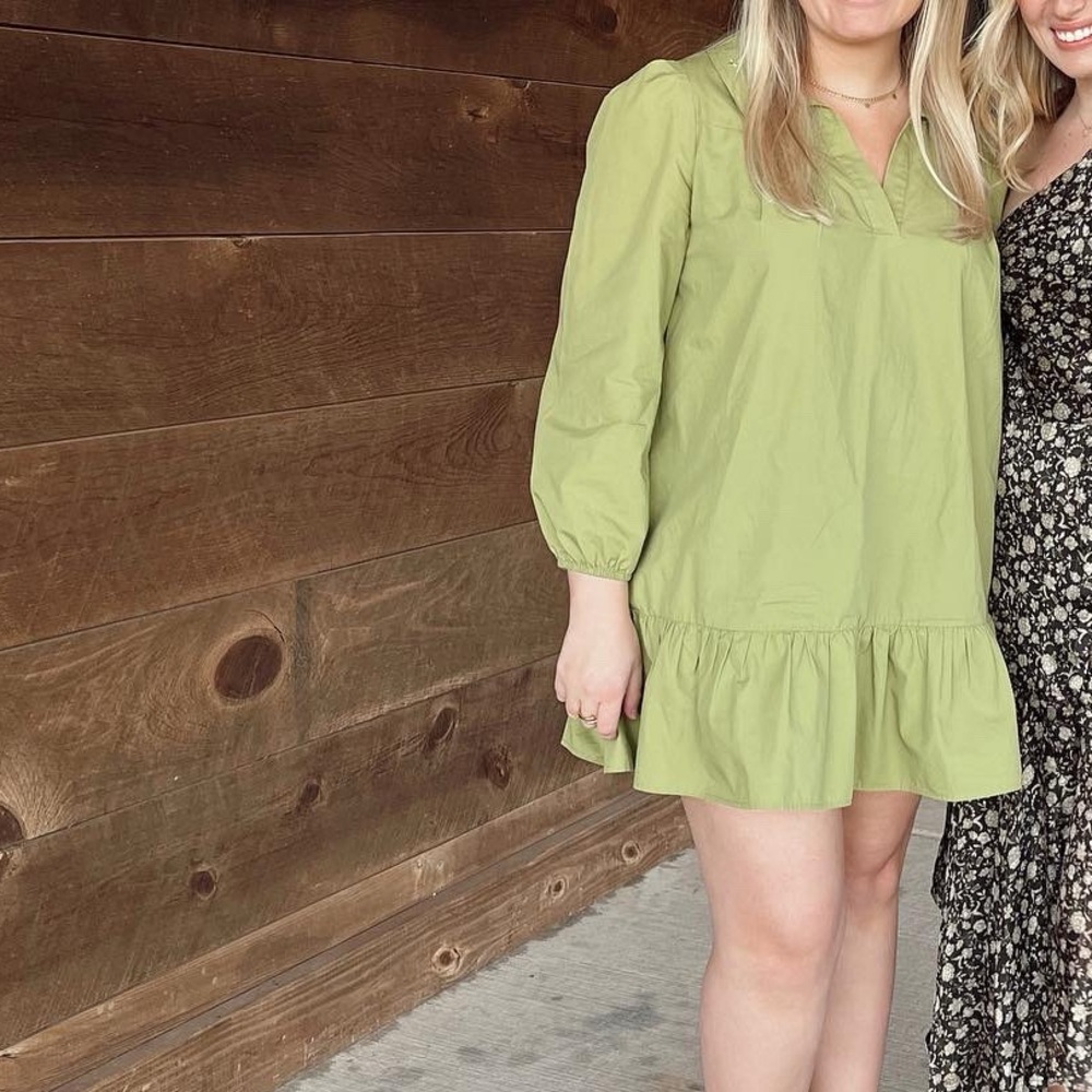 Day + Moon Green mini dress
